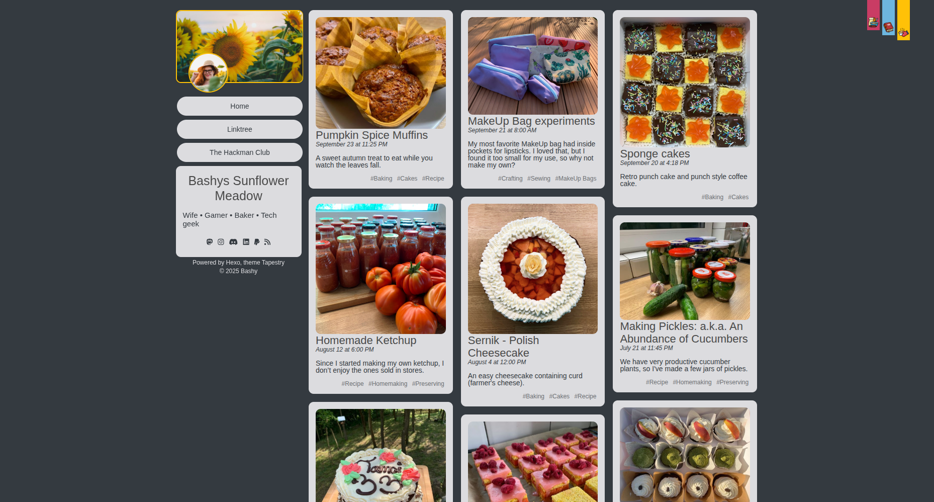 Making of my own Hexo Theme, Tapestry